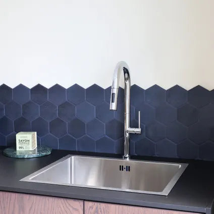 Mitigeur de cuisine Essebagno Portofino à douchette extractible chrome