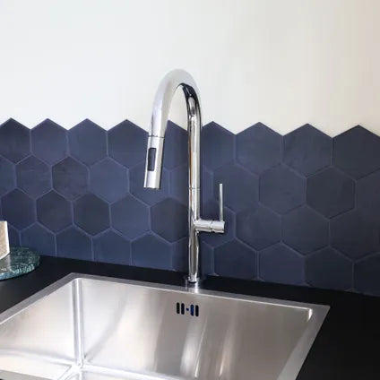 Mitigeur de cuisine Essebagno Portofino à douchette extractible chrome