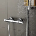 Mitigeur thermostatique de douche Grohe Start Alira - Économe en eau - Chrome - 15 cm