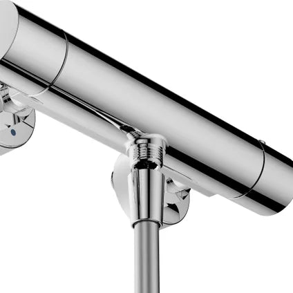 Mitigeur thermostatique de douche Aquavive Junin - Chrome - 15 cm