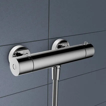 Mitigeur thermostatique de douche Aquavive Junin - Chrome - 15 cm