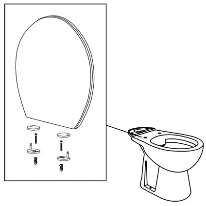 Aquavive Avisio Toilette duobloc - blanc