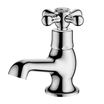 Robinet Lave-mains AquaVive Juno - Bec bas - Économie d'eau - Chromé - 10,7cm